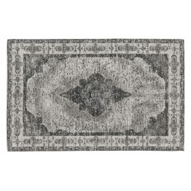 Tapis descente de lit vintage classique délavé Nordal gris