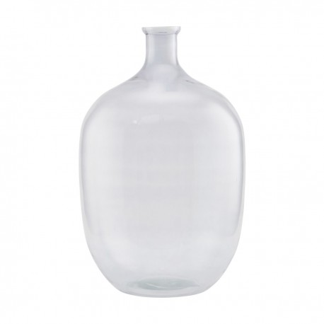 Grand vase dame-jeanne verre House Doctor Tinka gris