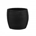 Cache-pot jute design contemporain House Doctor Drum noir