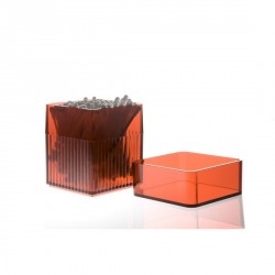 BOITE A COTON TIGE ROUGE DESIGN KALI BOX