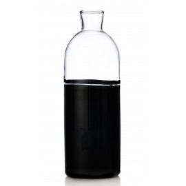 Carafe bouteille design verre bicolore Ichendorf Milano Light noir