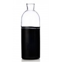 carafe bouteille design verre bicolore noir ichendorf milano light