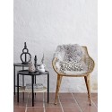 bloomingville table gueridon bout de nanape marbre brut noir svea