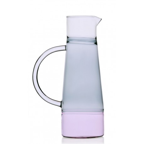 ichendorf milano carafe haute verre souffle design rose gris caipirinha