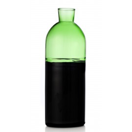 ichendorf milano light carafe bouteille design verre souffle vert noir