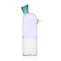 carafe design verre souffle ichendorf milano travasi vert lila