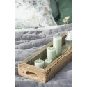 ib laursen bougie cylindre vert celadon clair h 6 cm