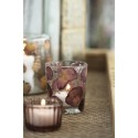 photophore porte bougie verre petales de rose ib laursen