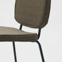 Chaise design scandinave textile House Doctor Carma marron