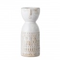 Vase femme grès Bloomingville blanc
