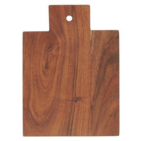 Ib Laursen Planche à découper en bois d'acacia huilé avec bords irréguliers 
