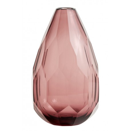 vase verre taille prune classique chic nordal