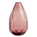 vase verre taille prune classique chic nordal