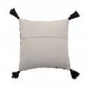 Coussin imprimé losanges pompons Bloomingville