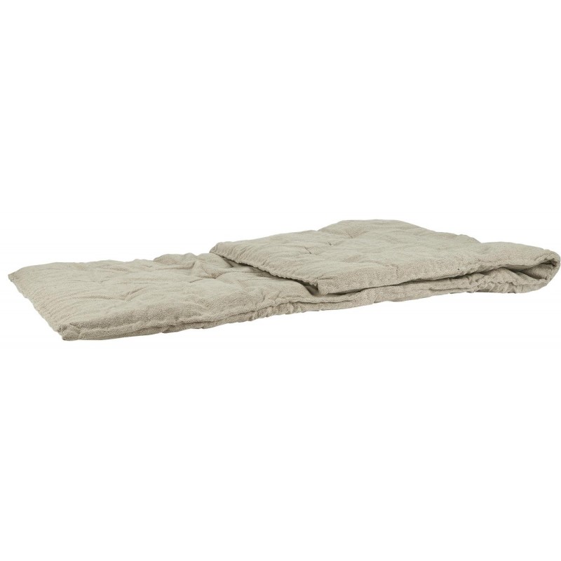 ib laursen coussin pour banc banquette coton beige creme 70 x 190 cm