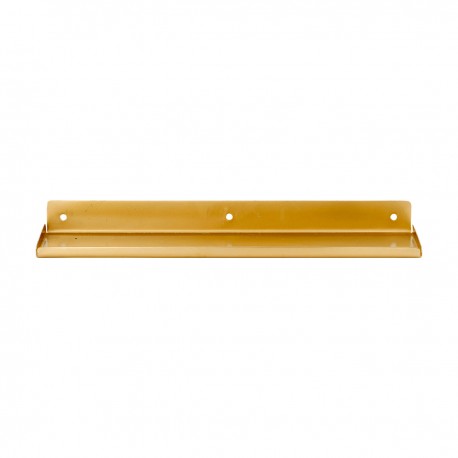 house doctor petite etagere murale etroite metal dore laiton ledge