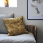 Housse de coussin impression velours House Doctor Velv jaune Housse de coussin impression velours House Doctor Velv jaune