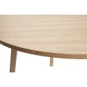 hubsch table ronde moderne bois clair salle a manger design scandinave