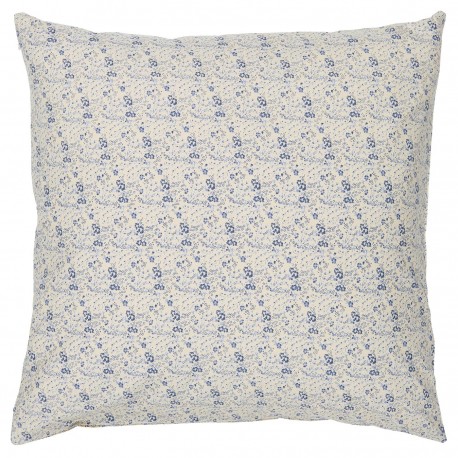 taie d oreiller coton petites fleurs beige bleu ib laursen 50 x 50 cm