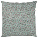 taie d oreiller motif floral turquoise rose 60 x 60 cm ib laursen