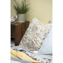 grande taie oreiller coussin fleuri bleu jaune rose ib laursen