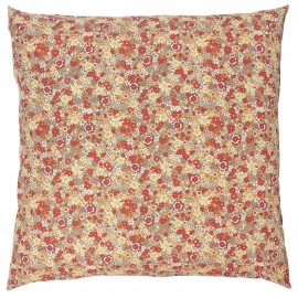IB Laursen Kissenbezug aus Baumwolle mit orangefarbenen Blumen