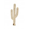 madam stoltz patere cacture metal dore laiton