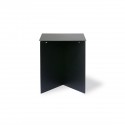 hk living table basse rectangulaire design tole pliee origami noir