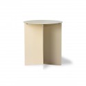 Table basse ronde métal HK Living beige