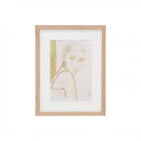 Tableau illustration portrait femme HK Living Stella