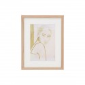 hk living stella tableau portrait femme cadre bois