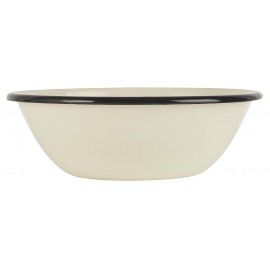 bol emaillé vintage blanc ib laursen