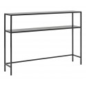 house doctor fari console etroite fine  metal noir style industriel