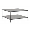 house doctor fari grande table basse carree metal noir style industriel