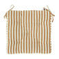 galette coussin de chaise raye blanc orange madam stoltz