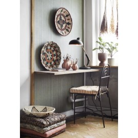 galette coussin de chaise raye blanc orange madam stoltz