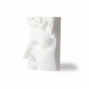 hk living david fragment de sculpture résine blanc objet decoration