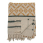Plaid coton recyclé Bloomingville Fini