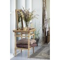 table console avec etagere rangement bambou tresse ib laursen