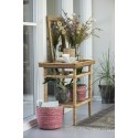 Table console avec étagère rangement bambou tressé IB Laursen