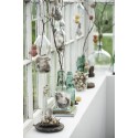 Vase verre bouteille suspendu fil de fer IB Laursen