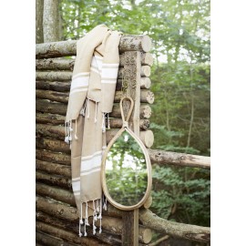 Miroir mural bois bambou Madam Stoltz