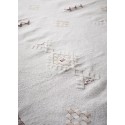 Tapis coton tissé motif ethnique Madam Stoltz vert