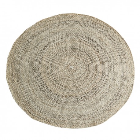 madam stoltz tapis rond jute 180 cm