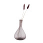 madam stoltz vase rustique vintage verre recycle violet mauve lila