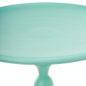 pols potten gueridon table d appoint metal aluminium bleu turquoise