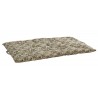 madam stoltz matelas de banc gaddiposh coton imrpime fleuri vert jaune