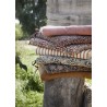 coussin carre de chaise coton rose rayures fines madam stoltz