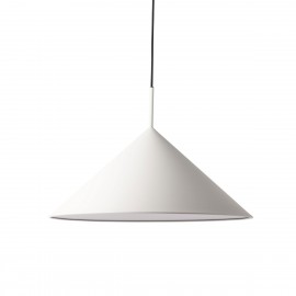 Konische Metallpendelleuchte HKliving Triangle grau