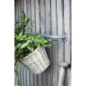 barre murale metal pour suspendre jardiniere ustensiles vetements